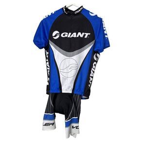 Voler Cycling Bib Pants Men M Padded Bike Shorts Giant Sleeve jersey Set